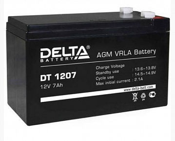 Delta DT 1207 (12V / 7Ah)
